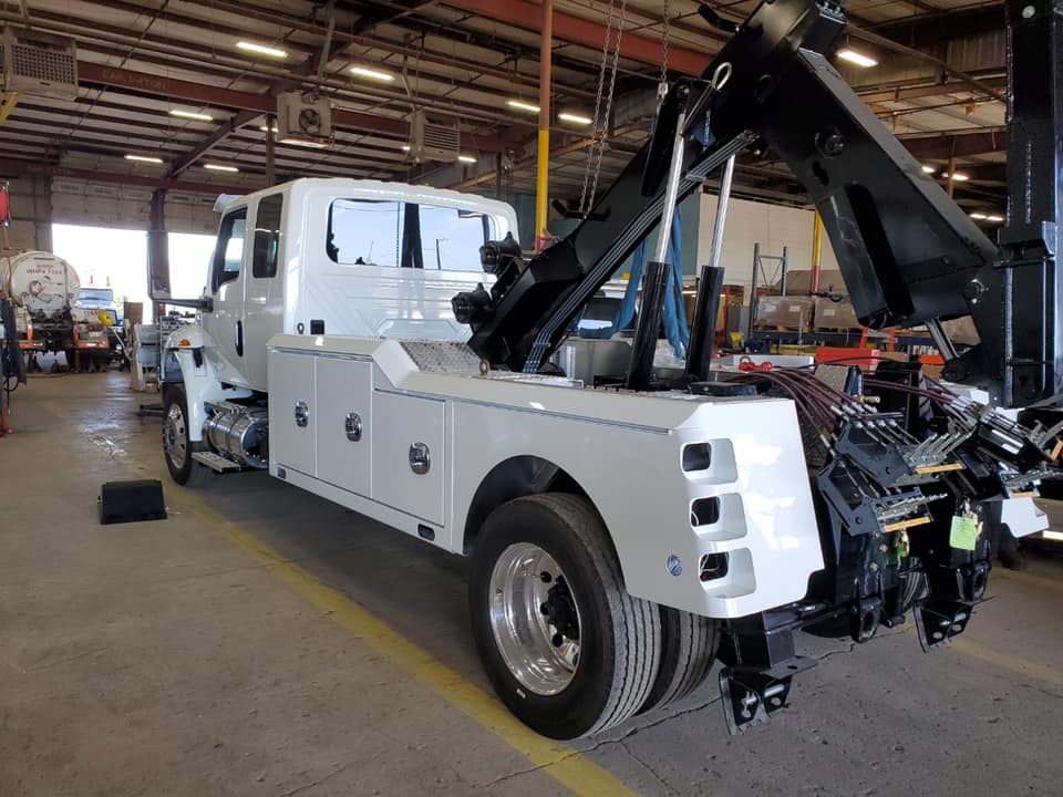 wrecker service and custom fabrication